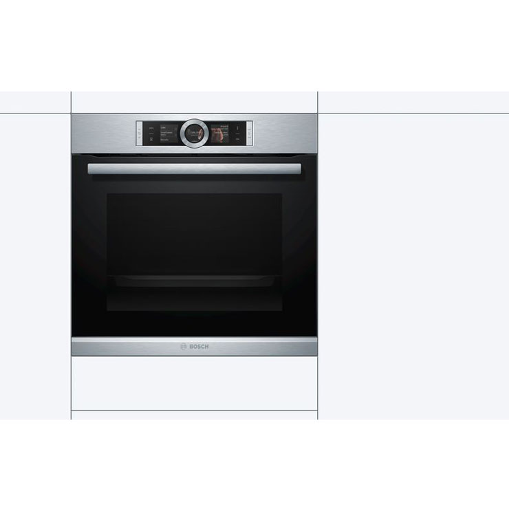Электрический духовой шкаф Bosch HBG6769S1F 2
