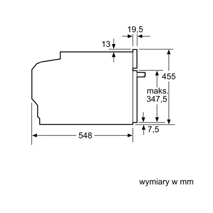 Компактный духовой шкаф Bosch CMG633BB1 7
