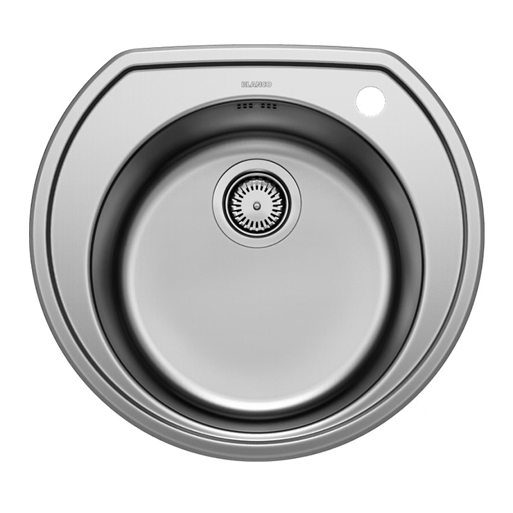 Кухонная мойка Blanco RONDOVAL декор (217987+214381-1) 513314