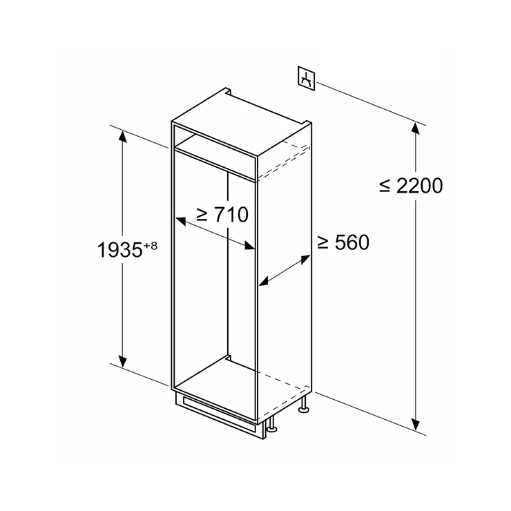 Холодильник Bosch KBN96VFE0 8