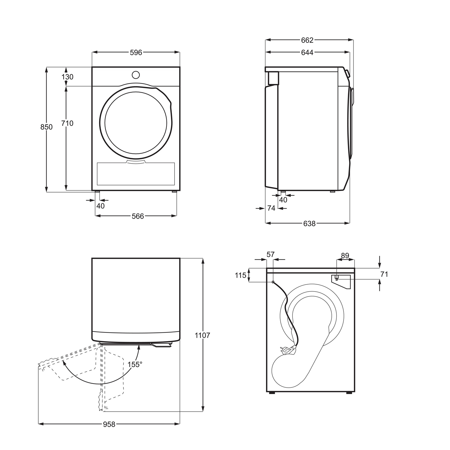 Сушильная машина Electrolux EW8D495MCE 3