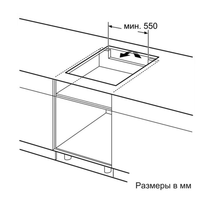Индукционная панель Bosch PWP611BB6R 5