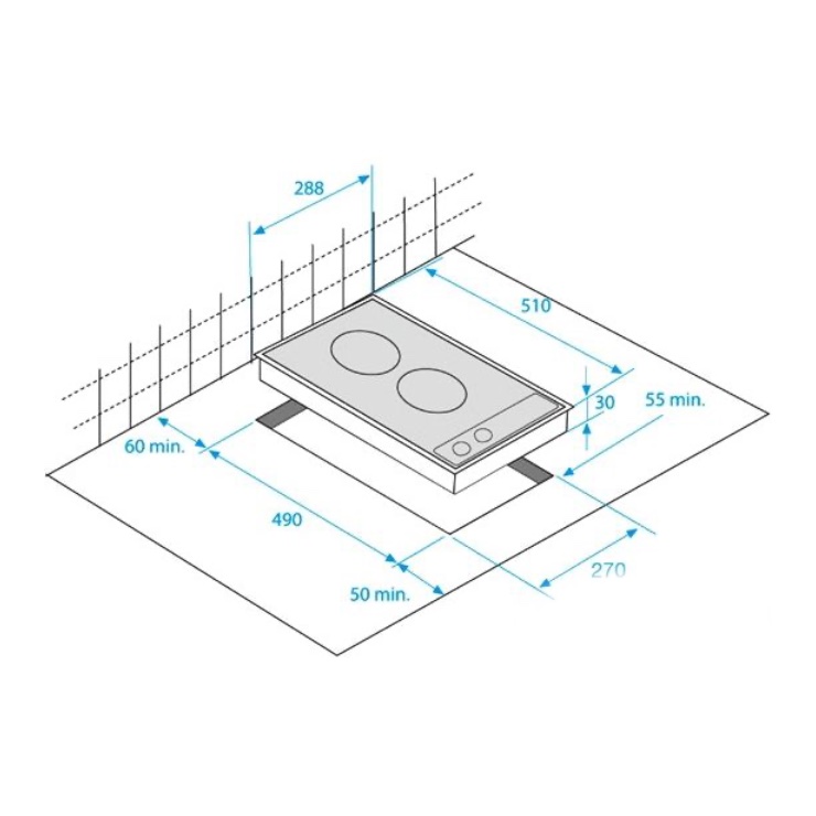 Электрическая панель Beko HDMC32400TX 2