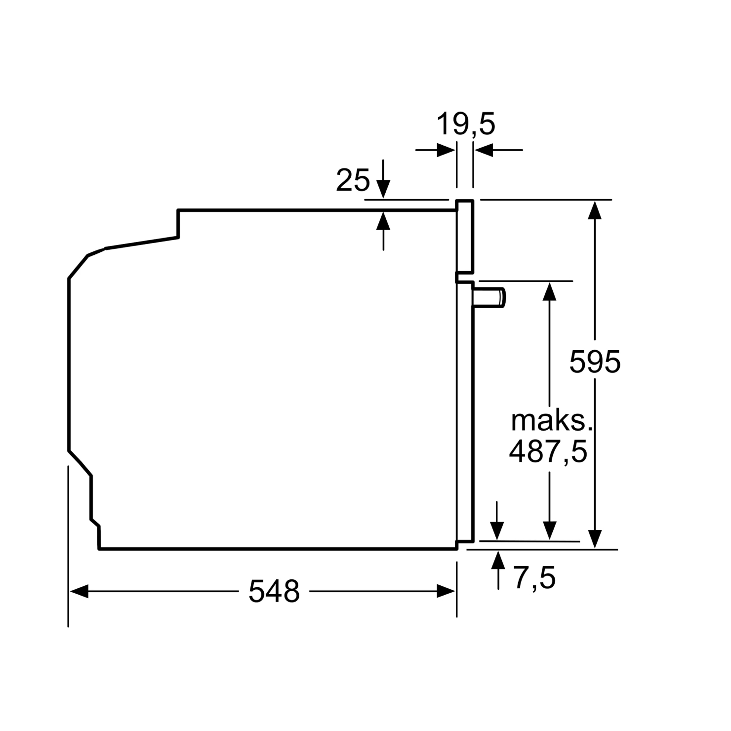 Электрический духовой шкаф Bosch HBA554EB3 7