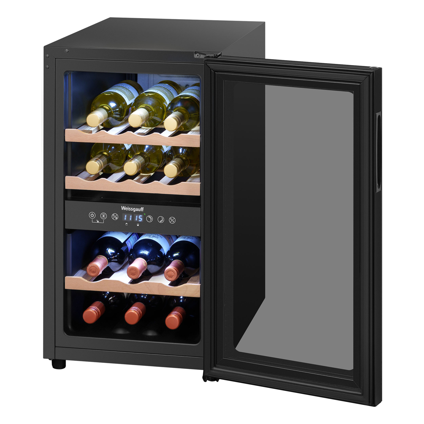 Винный шкаф Weissgauff WWC-16 DualZone Compressor 6