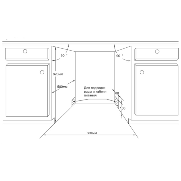Встраиваемая посудомоечная машина HOMSair DW64E 2
