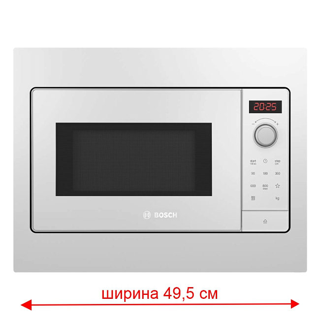 Купить Микроволновая печь встраиваемая Bosch BFL523MW3 в интернет ...