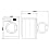 Стирально-сушильная машина Whirlpool FFWDB 864489 SV EE 10