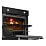 Газовый духовой шкаф Weissgauff WGO 706 D Black Glass 5