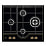 Газовая панель Electrolux GPE363RBK