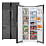 Холодильник Weissgauff WSBS 500 Inverter NoFrost Bru Steel Glass