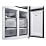 Холодильник Weissgauff WCD 590 NoFrost Inverter Premium Biofresh Inox Glass 4