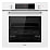 Газовый духовой шкаф Weissgauff WGO 702 D White Glass
