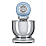 Миксер планетарный Smeg SMF01PBEU 2