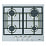 Газовая панель  Thor TH 60 4G AI AL CI Inox