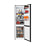 Холодильник Weissgauff WRK 195 D Full NoFrost Bru Steel Glass 4