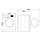 Стиральная машина с фронтальной загрузкой Whirlpool FFB 8258 WV EE 10