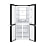 Холодильник Weissgauff WCD 450 XB NoFrost Inverter 3