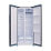 Холодильник Weissgauff WSBS 500 Inverter NoFrost Inox Glass 2