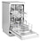 Отдельностоящая посудомоечная машина Hansa ZWM 416 WH 2