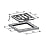 Газовая панель Weissgauff HG 640 BGH 6