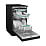 Отдельностоящая посудомоечная машина Weissgauff DW 4539 Inverter Touch AutoOpen Black 5